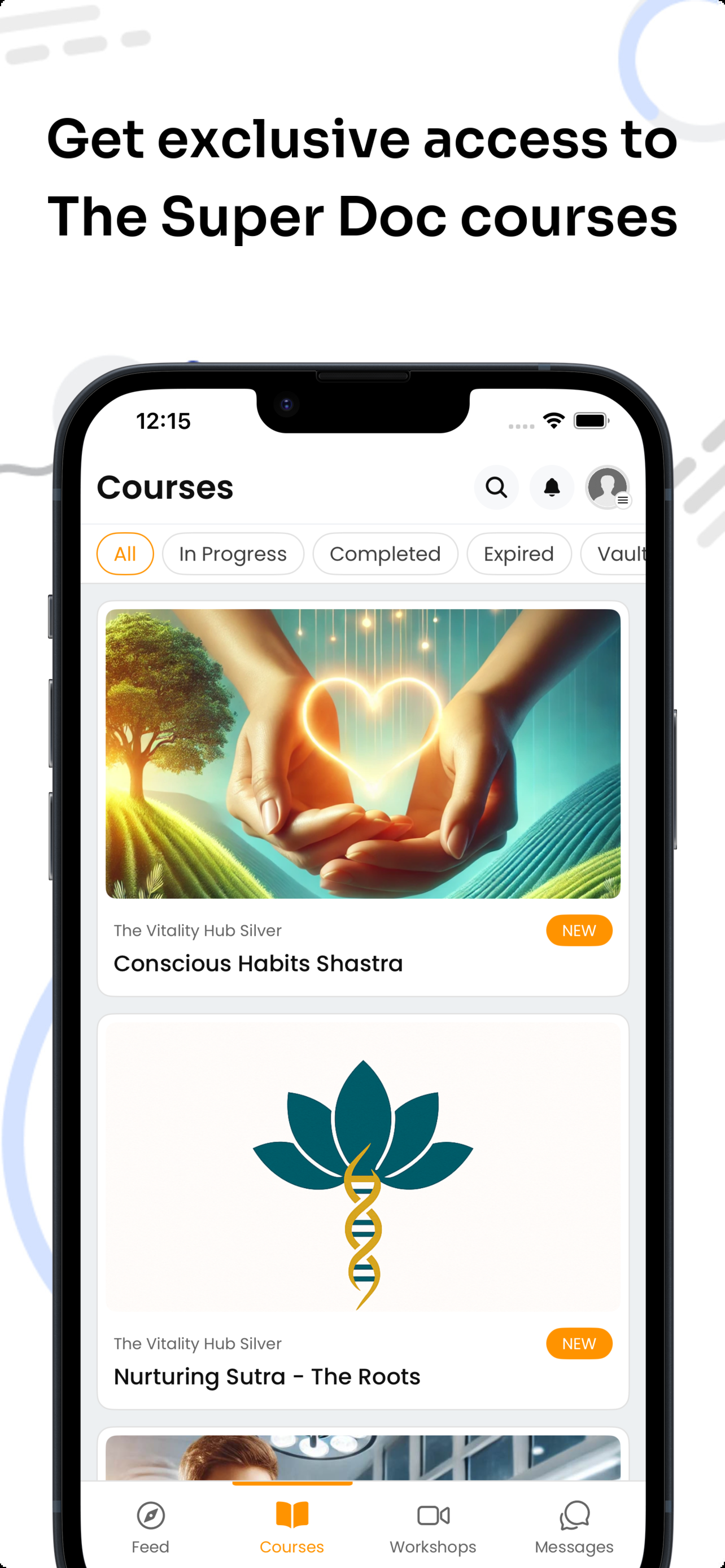 The SuperDoc Vitality Hub screenshot 3