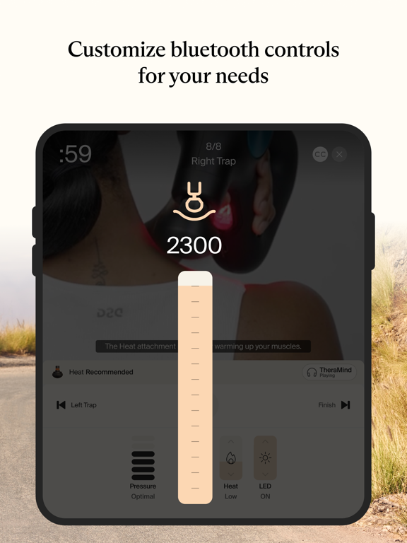 Therabody iPad screenshot 6 - Health & Fitness app