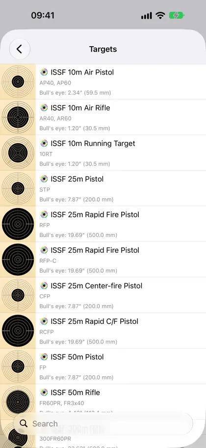 Screenshot 3 di 6 di TargetScan - Pistol & Rifle