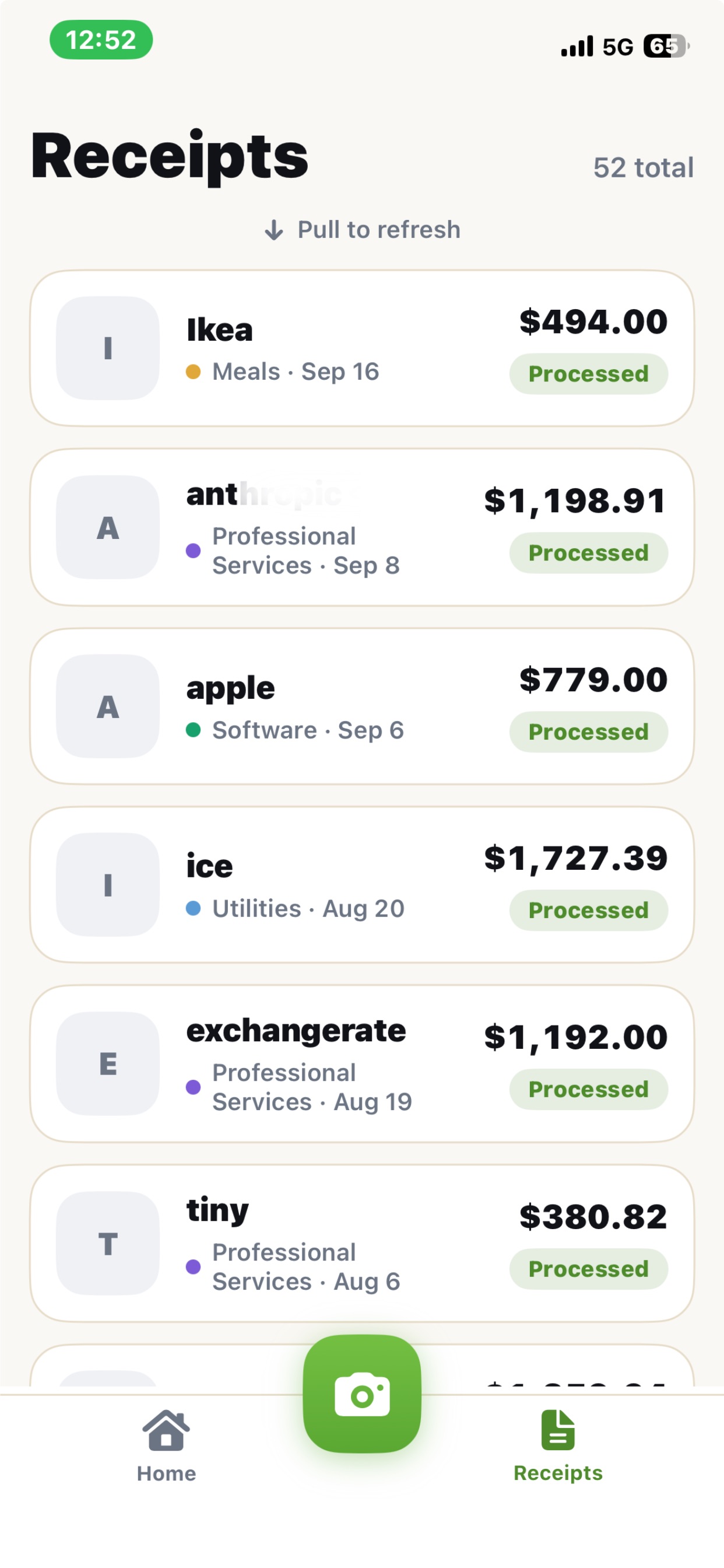 Screenshot 5 of Expence: Receipt Scanner