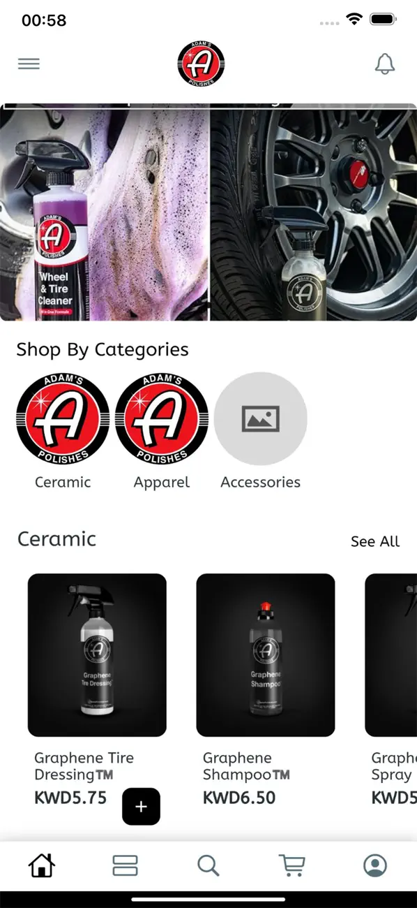 Screenshot #1 pour Adams Polishes KW