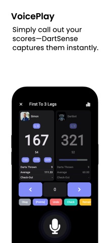 DartSense: Darts with Voice Screenshot 3 of 5