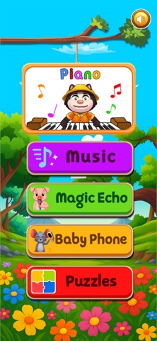 Baby Phone & Piano Puzzle iPhone screenshot