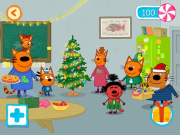 Kid-E-Cats. Winter Holidays iPad screenshot