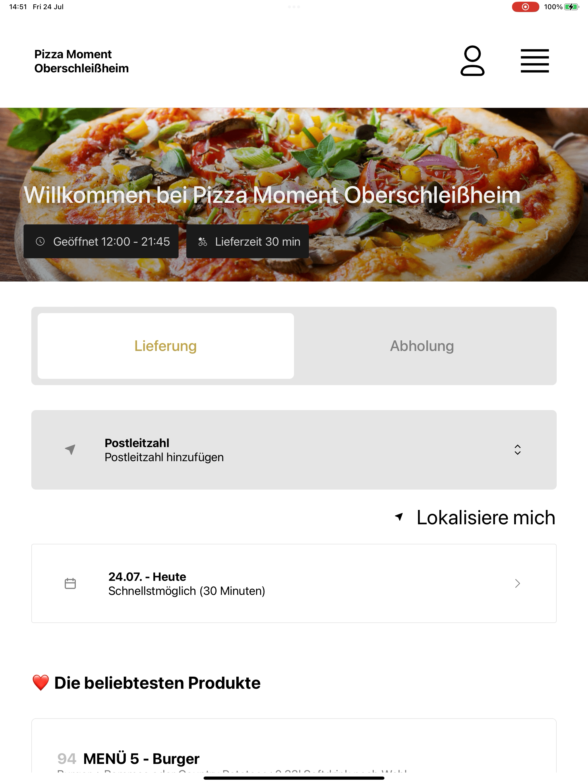 Pizza Moment Oberschleißheim screenshot 13