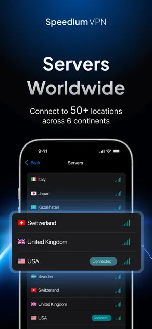 VPN & Speed Test by Speedium iPhone screenshot 3