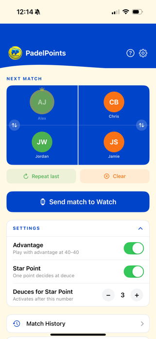 PadelPoints Screenshot 2 of 10