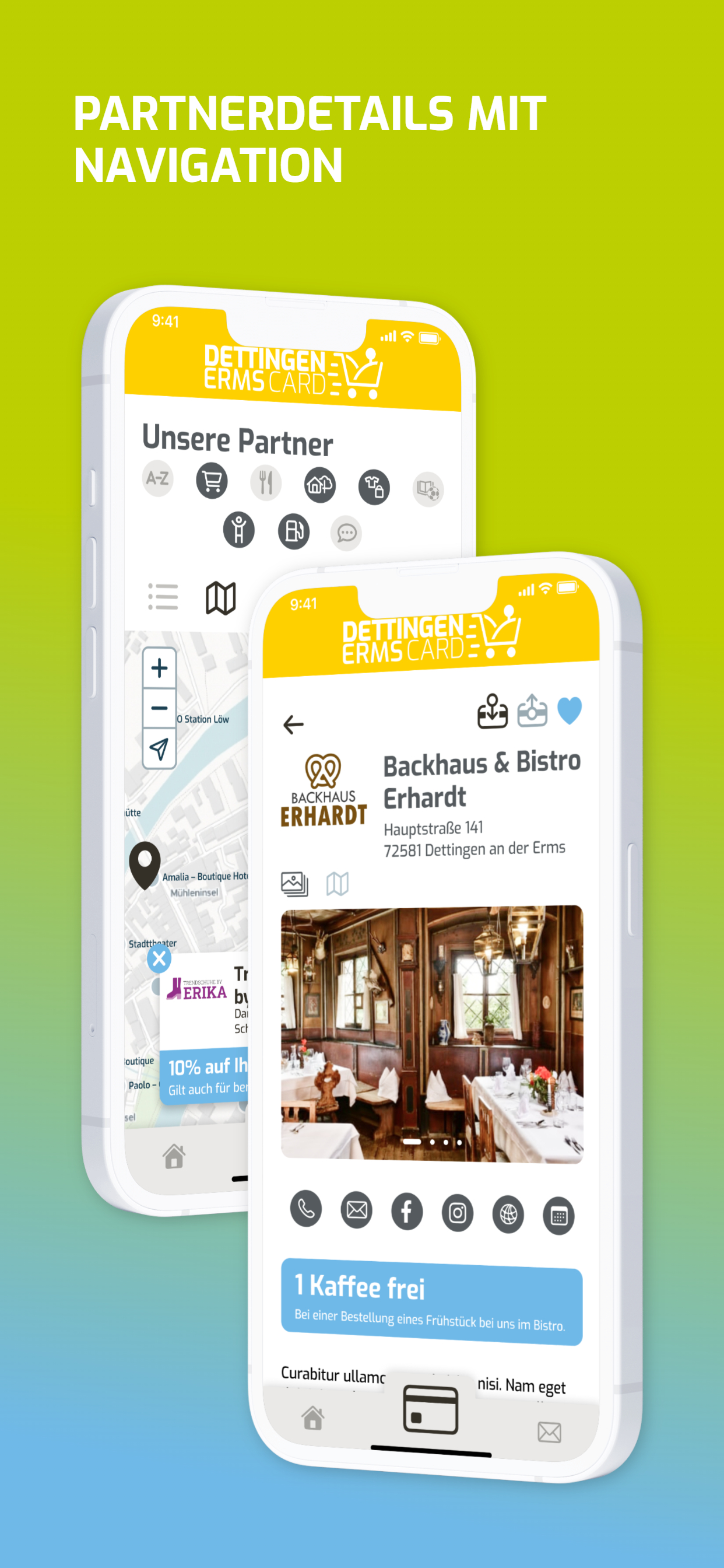 DETTINGEN ERMSCARD & App