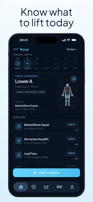 Kova: Lift & Strength Tracker screenshot 3