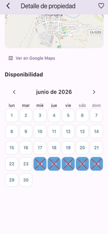 Aloja Cádiz iPhone screenshot
