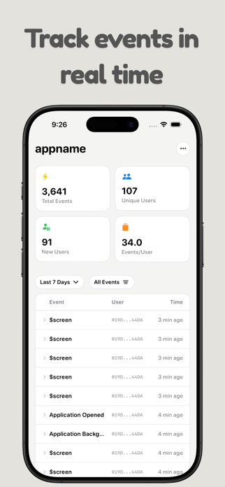Posthog client app - Phog Screenshot 1 of 3
