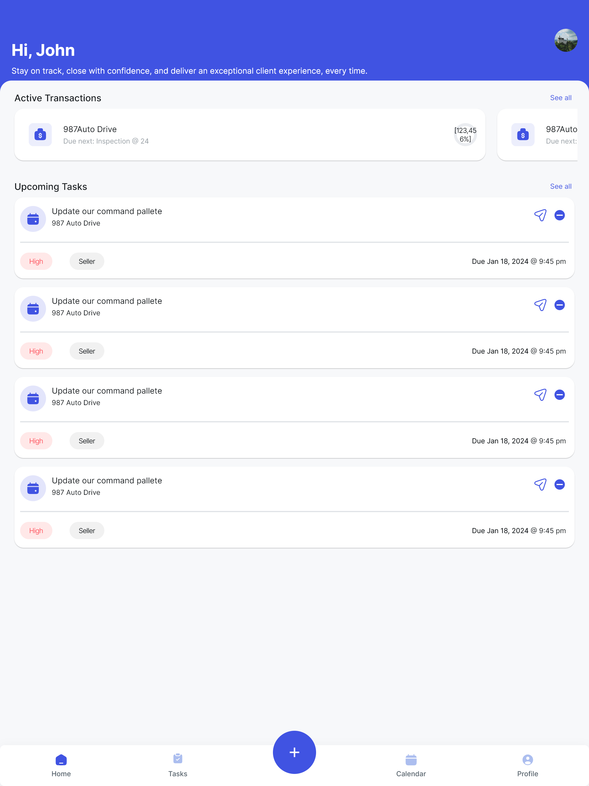 HomeAxis Transaction Manager