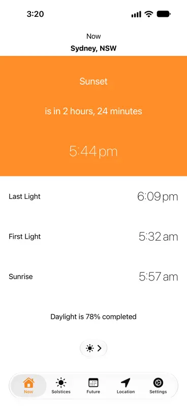 Sunrise Sunset Times screenshot 1 of 10