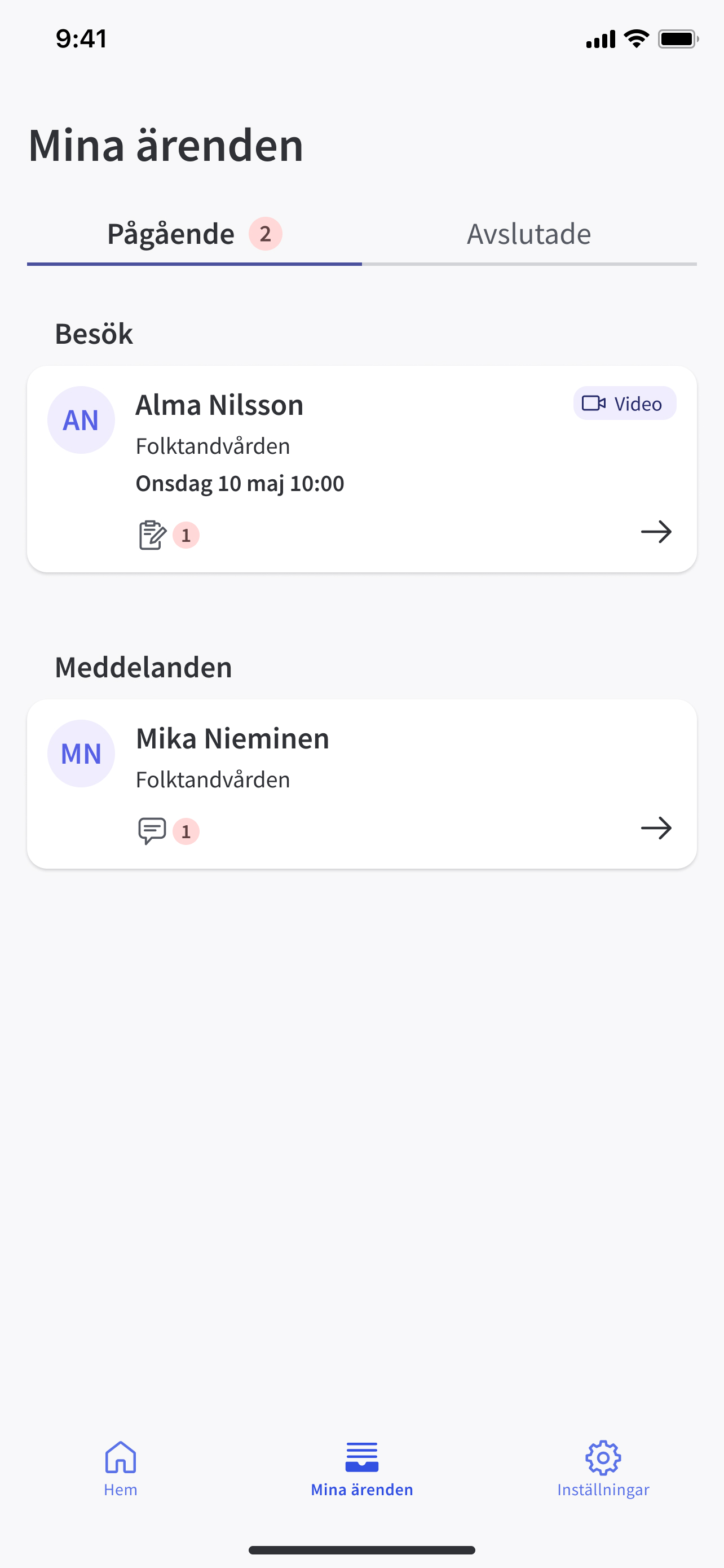 Folktandvården Sthlm vårdmöte screenshot 3