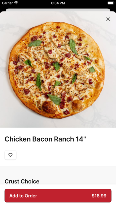 Mondo Pizza To Go iPhone screenshot 4 - Food & Drink app