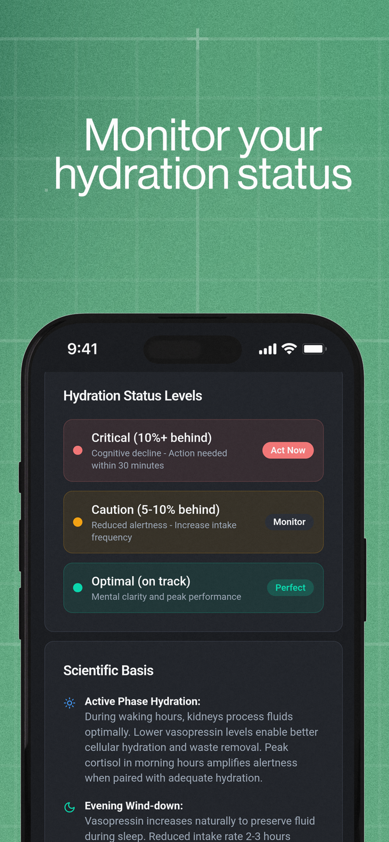 Flux: Hydration Science