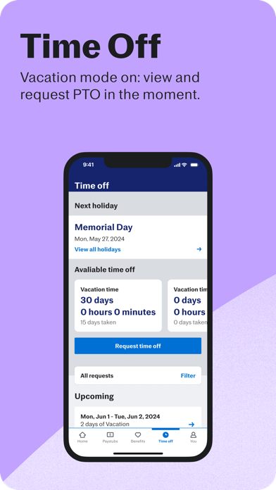 Justworks iPhone screenshot 3 - Business app