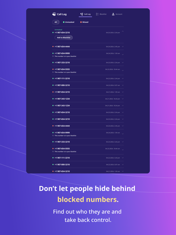 #4. iCaughtYou: Unmask Calls (iOS) 来自: TechRY