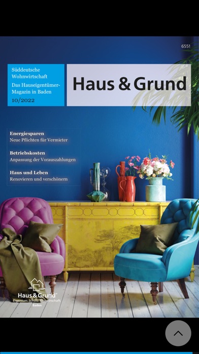 Haus & Grund Baden Magazin Screenshot