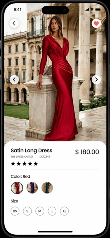 The Dress Outlet screenshot