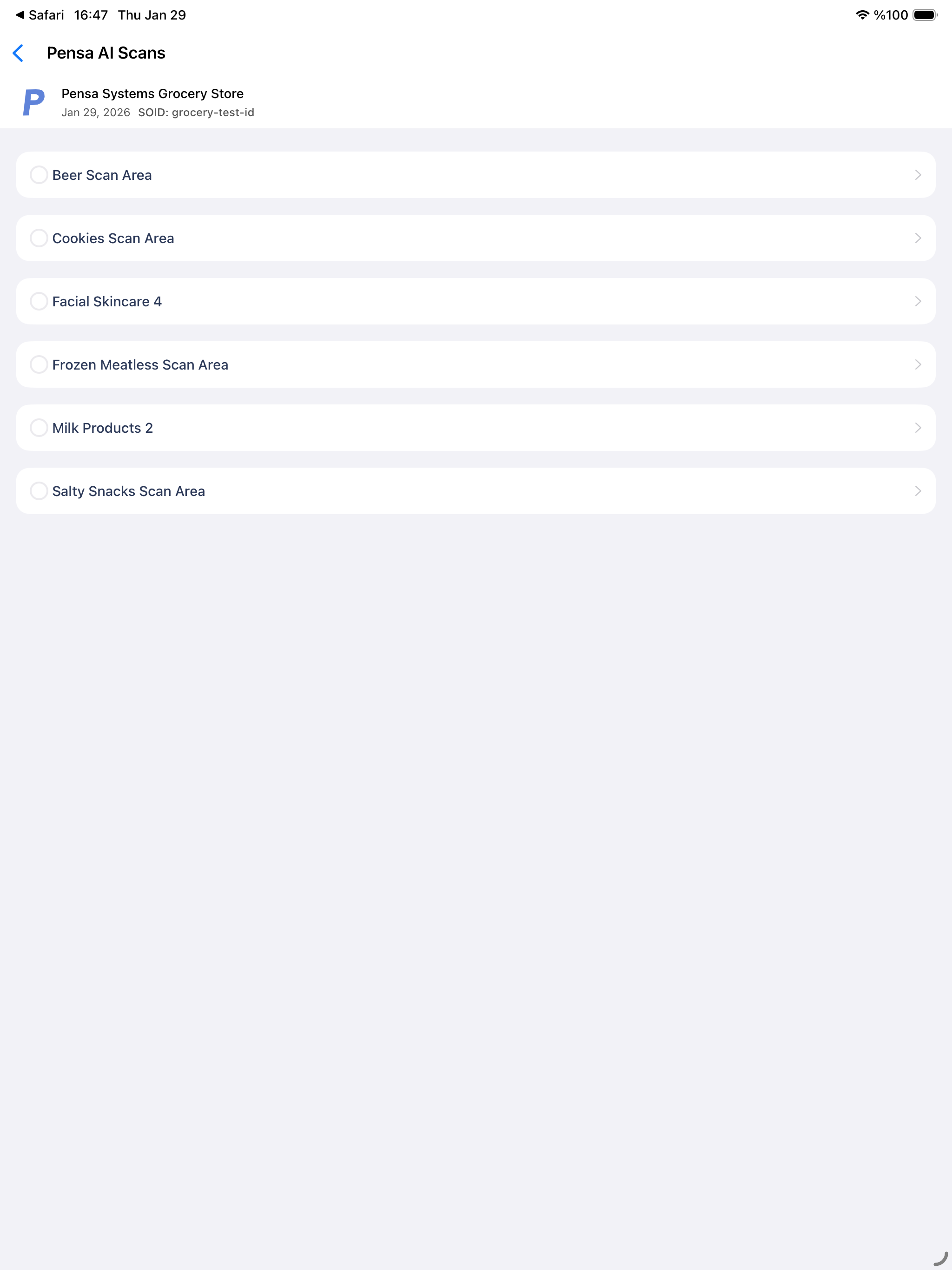 Pensa Actions App