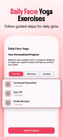 FaceLift AI Face Yoga Exercise screenshot