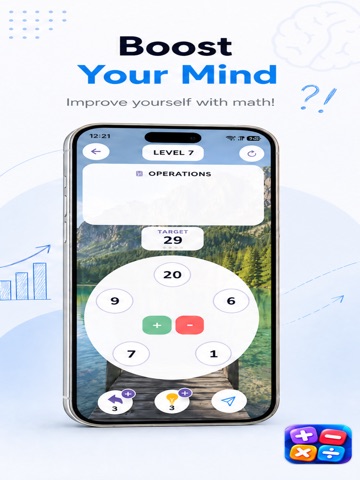 World of Numbers : Math Game iPad screenshot