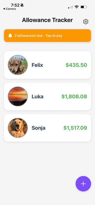 Allowance Tracker for Kids Screenshot 2 of 8