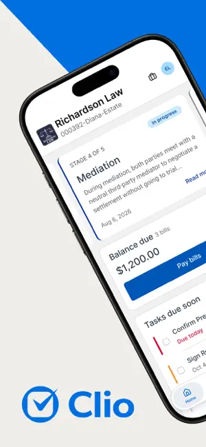 Clio for Clients screenshot 1