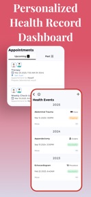 Personal Medical Records: PHR screenshot