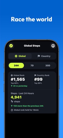 Global Steps: Walking League Screenshot 1 of 5