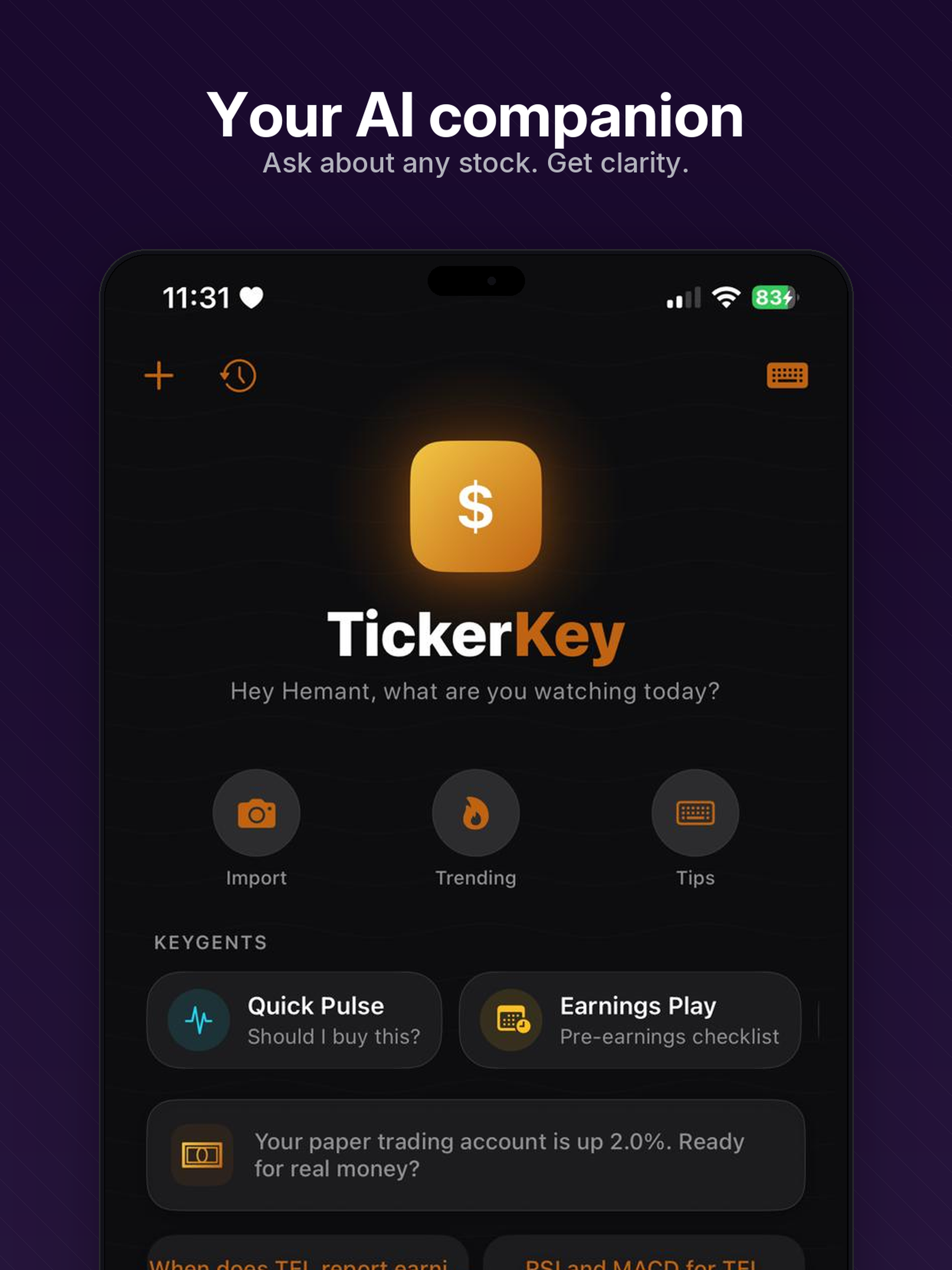 TickerKey