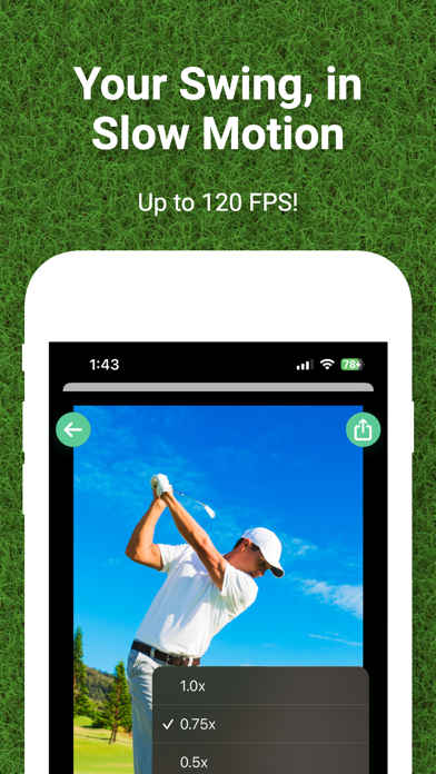 Golf Swing Cam: Slow Motion Screenshot