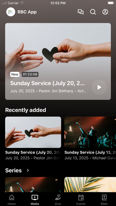 Screenshot 2 of Richland Church VA App