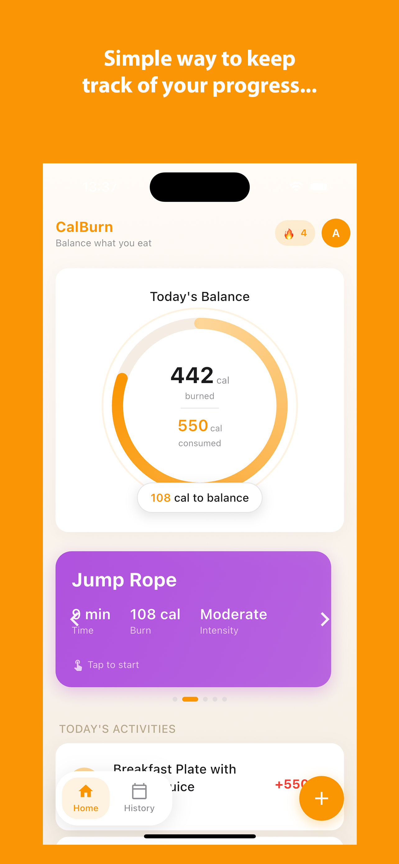 CalBurn: Calorie Balance