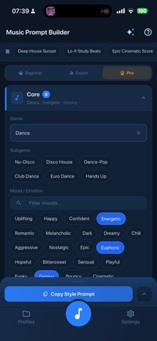Music Prompt Builder Screenshot 4 of 4