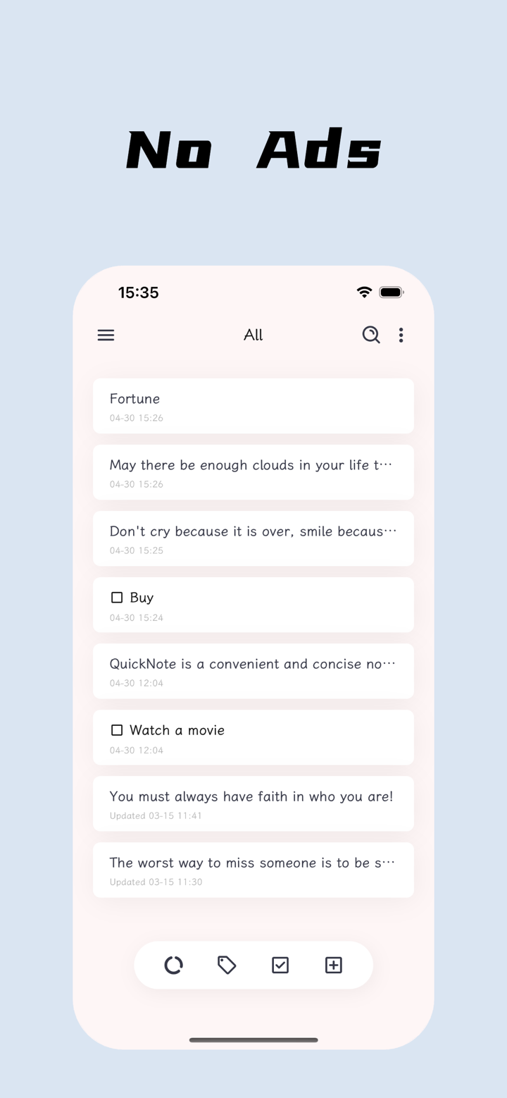QuickNote-Todo screenshot 1