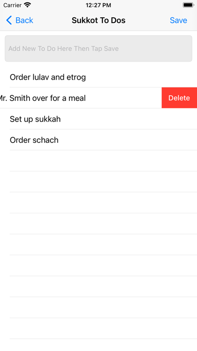 Jewish Holy Days Screenshot