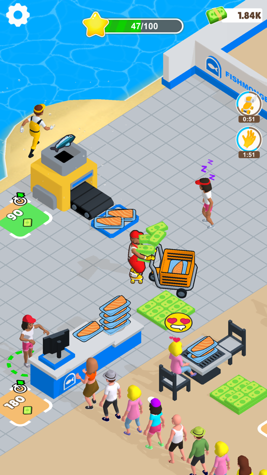 #5. Mastery Fisherman - Simulation (iOS) 来自: ONIGIRI GAMES