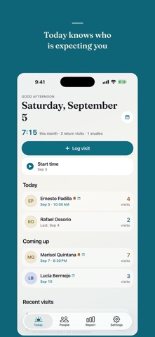 Callbook — Visits & Studies Screenshot 1 of 5