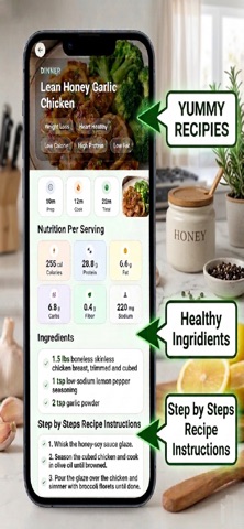 HeartFood - Healthy Recipes iPhone screenshot