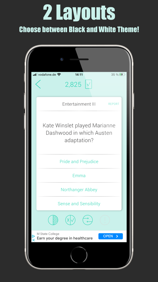 #6. Quizoid: Offline Trivia Quiz (iOS) 由: Richard Raue