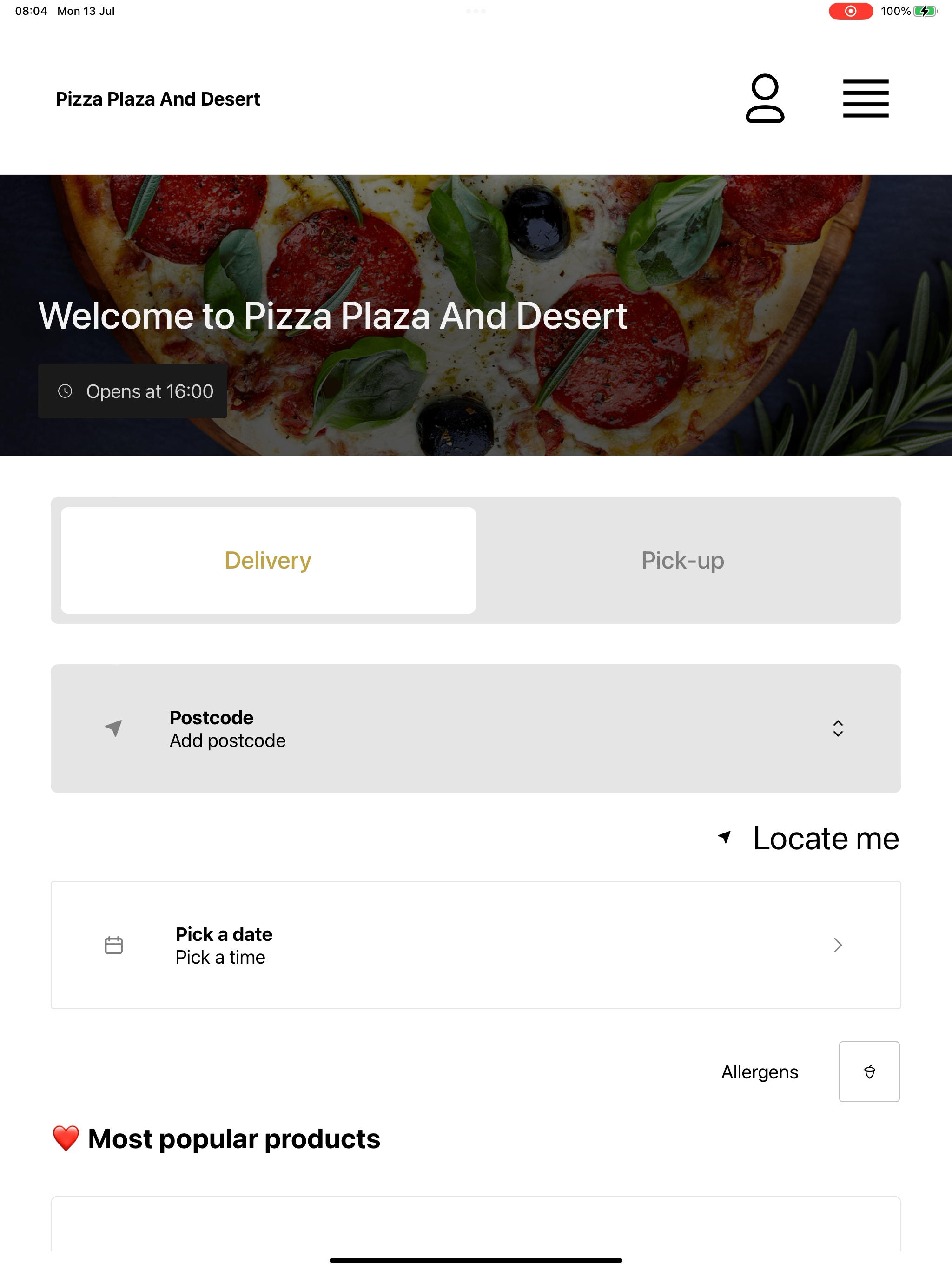 Pizza Plaza And Dessert screenshot 9
