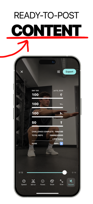 DAY100: Make workout content Screenshot 2 of 3