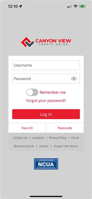 Canyon View Credit Union screenshot 1