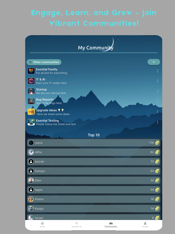 Esential iPad screenshot 2 - Education app