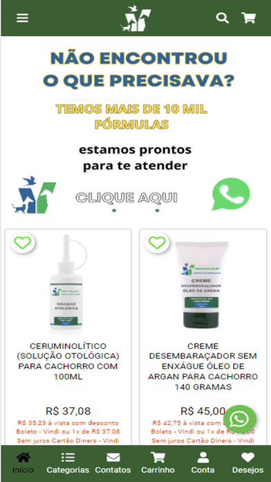 Manipula Vet - Farmácia Pets Screenshot