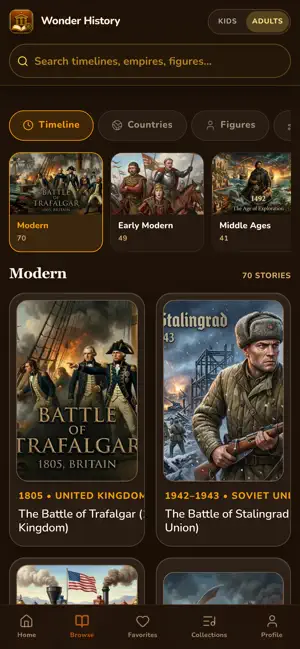 Wonder History screenshot 2