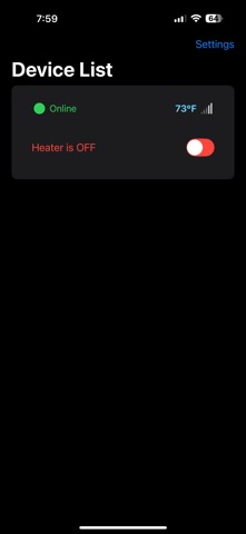 Smart Outlet Controller iPhone screenshot