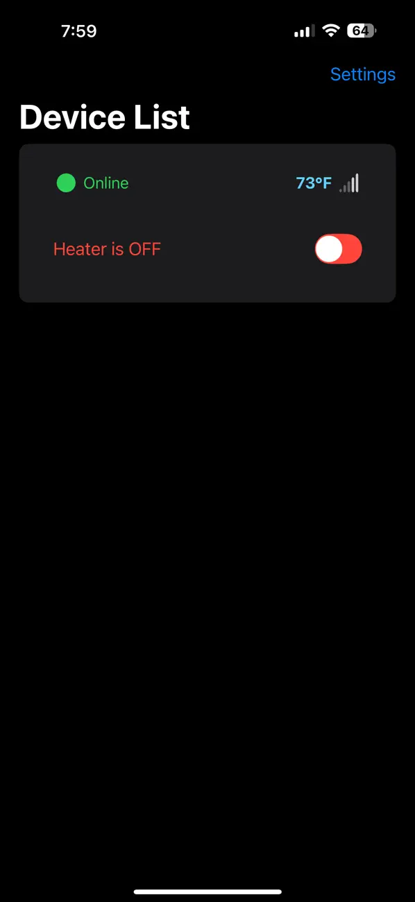 Screenshot #1 pour Smart Outlet Controller